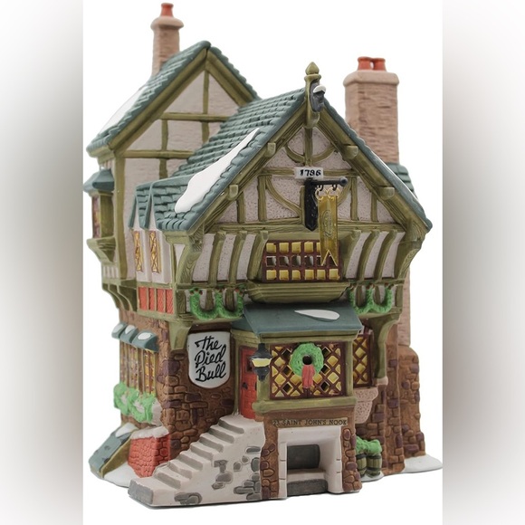 Department 56 The Pied Bull Inn Retired Dickens Village - Picture 10 of 13